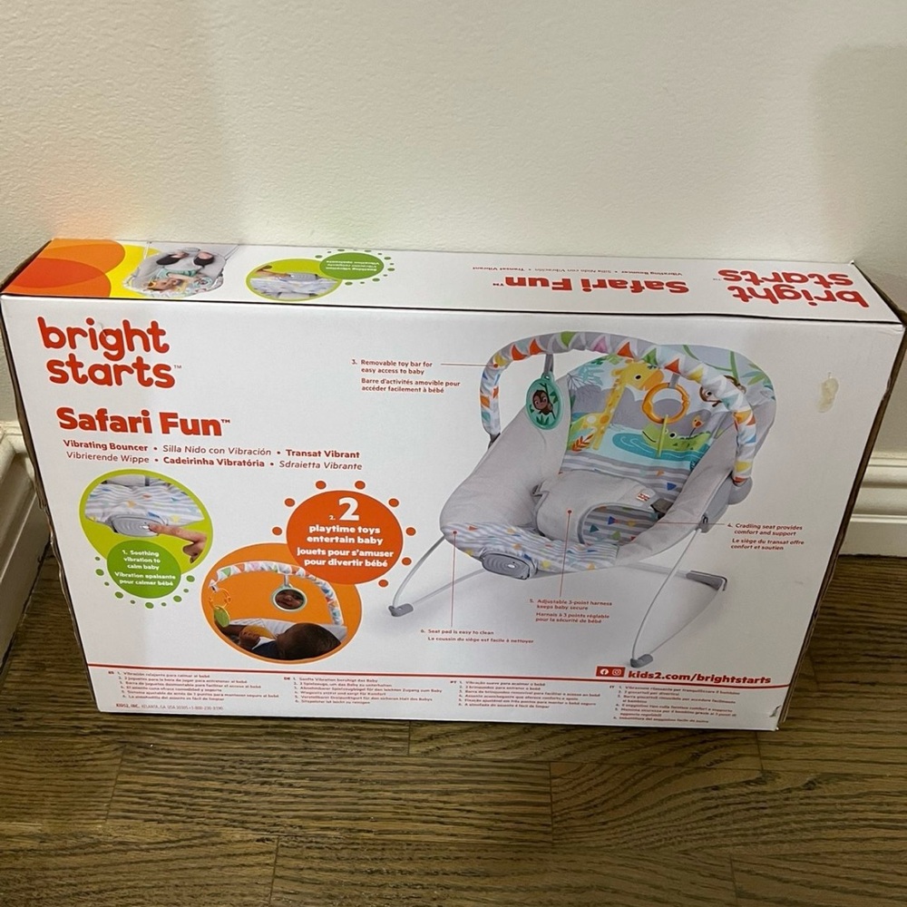 Bright Starts Safari Fun Baby Bouncer